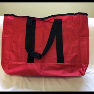 Brand New Red & Black Nylon Tote